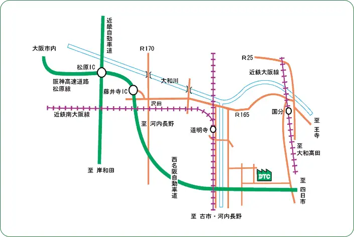 周辺道路地図